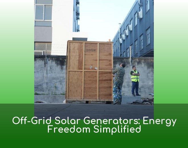 Off-Grid Solar Generators: Energy Freedom Simplified